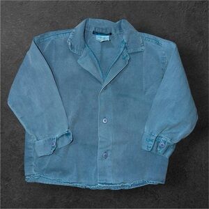 Vintage Pacific Heat Kids Size 4 Pastel Blue Jacket Unisex 90s